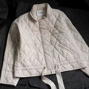 MARANT Pleated satin jacket